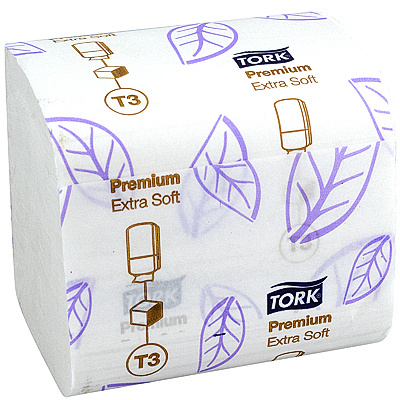Купить бумага туалетная листовая 2-сл 252 лист/уп дхш 190х110 мм tork t3 premium белая sca 1/30 (артикул производителя 114276) в Казани