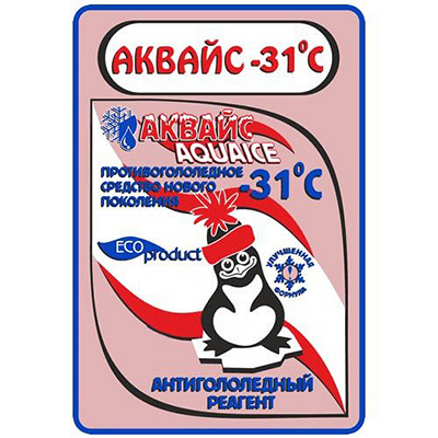 Купить реагент антигололедный до -31 с° 25кг аквайс 1/1, 1 шт. в Казани