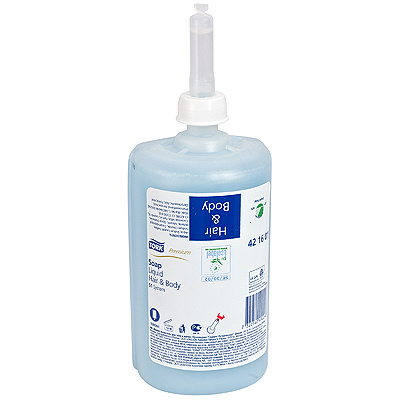 Купить мыло жидкое 1л голубое tork s1 premium картридж для диспенсера sca 1/6, 1 шт. (артикул производителя 421601) в Казани
