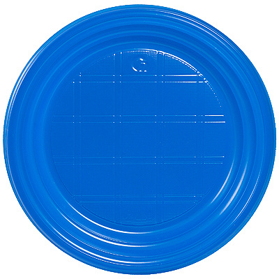 Купить тарелка d165 мм ps синяя ипк 1/100/2400, 100 шт./упак в Казани