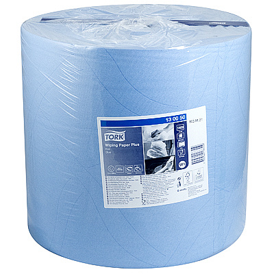 Купить материал протирочный бумажный н340хd369 мм 2-сл 510 м в рулоне tork синий sca 1/1 (артикул производителя 130050) в Казани