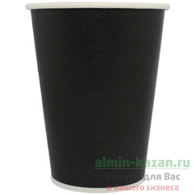 Купить стакан бумажный 400мл d90 мм 1-сл для горячих напитков черный scandipakk, 50 шт./упак в Казани