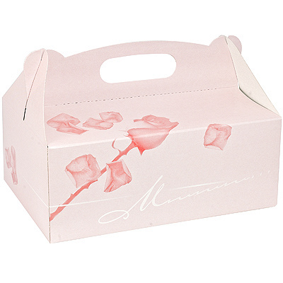 Купить коробка для пирожных дхшхв 230х160х90 мм картон розовая papstar 1/15/150, 15 шт./упак (артикул производителя 18852) в Казани