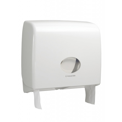 Купить диспенсер для туалетной бумаги дхшхв 446х129х382 мм aquarius пластик белый kimberly-clark 1/1, 1 шт. (артикул производителя 6991) в Казани
