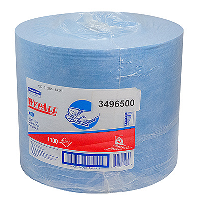 Купить материал протирочный нетканый 1-сл 374 м в рулоне н317хd375 мм wypall x60 синий kimberly-clark 1/1 (артикул производителя 34965) в Казани