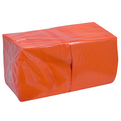 Купить салфетка бумажная оранжевая 33х33 см 2-сл 200 шт/уп 1/9, 1 шт. в Казани