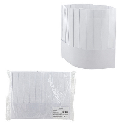 Колпак поварской h230 мм 20 шт/уп СУ ШЕФ БЕЛЫЙ БУМАЖНЫЙ пакет ПЭ "ALMIN" Купить колпак поварской h230 мм 20 шт/уп су шеф белый бумажный пакет пэ "almin" в Казани