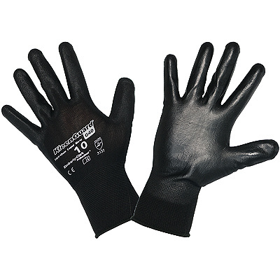 Купить перчатки рабочие с полиуретановым покрытием размер 9 g40 черные kimberly-clark 1/12/60 (артикул производителя 97380) в Казани