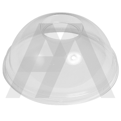 Купить крышка купольная d95 мм с отверстием для соломки pet прозрачная huhtamaki 1/80/800, 80 шт./упак в Казани
