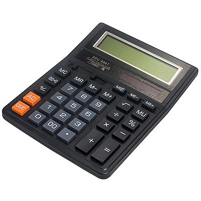 Купить калькулятор sdc-888t 12 разрядов черный/серебристый 1/1, 1 шт. в Казани