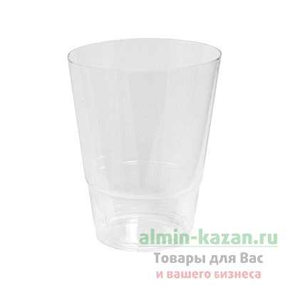 Купить стакан пластиковый 220мл d70 мм кристалл ps прозрачный kpn 1/12/720, 12 шт./упак в Казани
