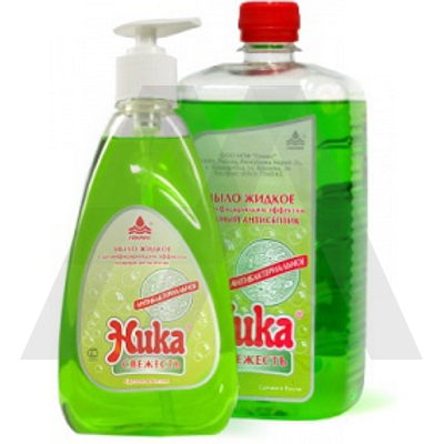 Купить мыло жидкое ника-свежесть с дезинфицирующим эффектом 0,5 кг 1/15 в Казани
