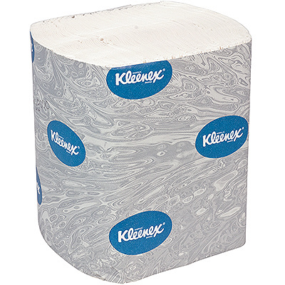 Купить бумага туалетная листовая 2-сл 200 лист/уп дхш 186х125 мм kleenex белая kimberly-clark 1/36 (артикул производителя 8409) в Казани