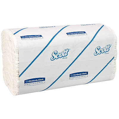 Купить полотенце бумажное листовое 1-сл 320 лист/уп 212х238 мм z-сложения scott белое kimberly-clark 1/15, 1 шт. (артикул производителя 6775) в Казани