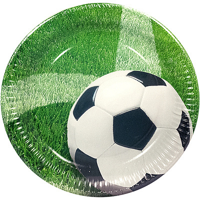Купить тарелка бумажная d230 мм с дизайном футбол картон papstar 1/10/200 (артикул производителя 81637), 10 шт./упак в Казани