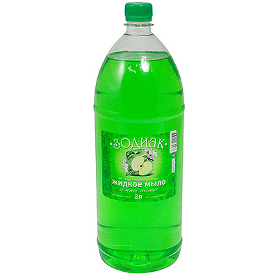 Купить мыло жидкое 2л прозрачное зеленое яблоко зодиак бутылка пэт амс 1/6, 1 шт. в Казани