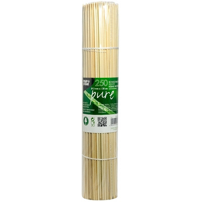 Купить палочки (стеки/шпажки) н300 мм 250 шт/уп для шашлыка бамбук papstar 1/20, 1 шт. (артикул производителя 16587) в Казани