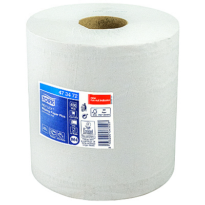 Купить полотенце бумажное 2-сл 151 м в рулоне с центр вытяжением н194хd190 мм tork m4 белое sca 1/6, 1 шт. (артикул производителя 473472) в Казани