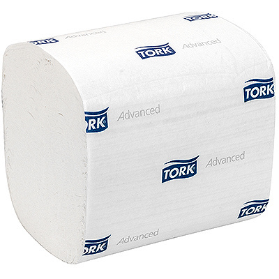 Купить бумага туалетная листовая 2-сл 242 лист/уп дхш 190х110 мм tork t3 advanced белая sca 1/36 (артикул производителя 114271) в Казани