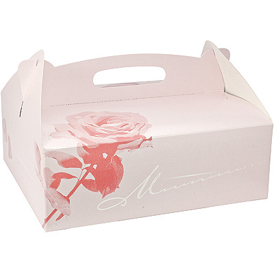 Купить коробка для пирожных дхшхв 260х220х90 мм картон розовая papstar 1/15/150, 15 шт./упак (артикул производителя 18853) в Казани