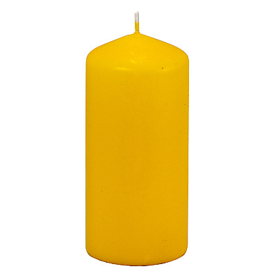 Купить свеча столбик н130хd60 мм желтая papstar 1/10 (арт. 13589) в Казани