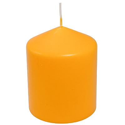 Купить свеча столбик н100хd80 мм желтая papstar 1/6 (арт. 13898) в Казани