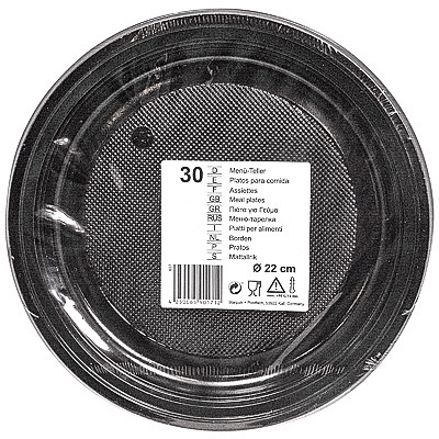 Купить тарелка d220 мм ps черная papstar 1/30/780 (артикул производителя 90171), 30 шт./упак в Казани