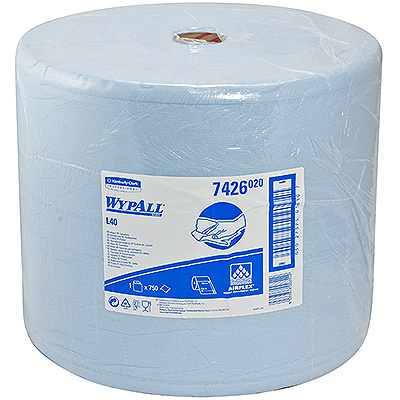 Купить материал протирочный бумажный 3-сл 285 м в рулоне н320хd380 мм wypall l30 синий kimberly-clark 1/1, 1 шт. (артикул производителя 7426) в Казани