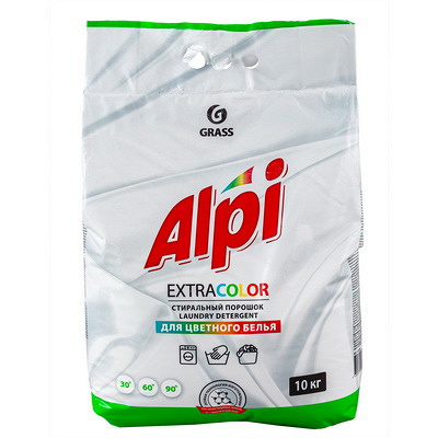 Порошок стиральный 10 кг ALPI EXPERT для цветного белья в п/п "Grass" Купить порошок стиральный 10 кг alpi expert для цветного белья в п/п "grass" в Казани