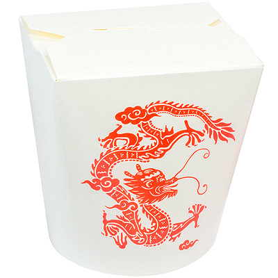 Купить контейнер бумажный china pack 900мл н118хd144 мм с декором дракон pps 1/40/360, 40 шт./упак в Казани