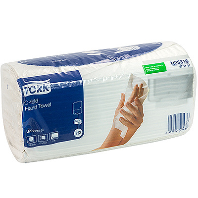 Купить полотенце бумажное листовое 2-сл 120 лист/уп 240х275 мм с-сложения tork h3 universal (арт.471111) натурально-белое sca 1/20, 1 шт. (артикул производителя 95316) в Казани