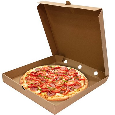 Купить коробка для пиццы дхшхв 250х250х40 мм квадратная картон крафт 1/50, 50 шт./упак в Казани