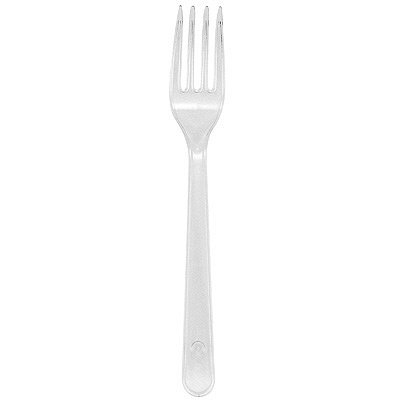 Купить вилка столовая h180 мм прозрачная ps "pp", 50 шт./упак в Казани